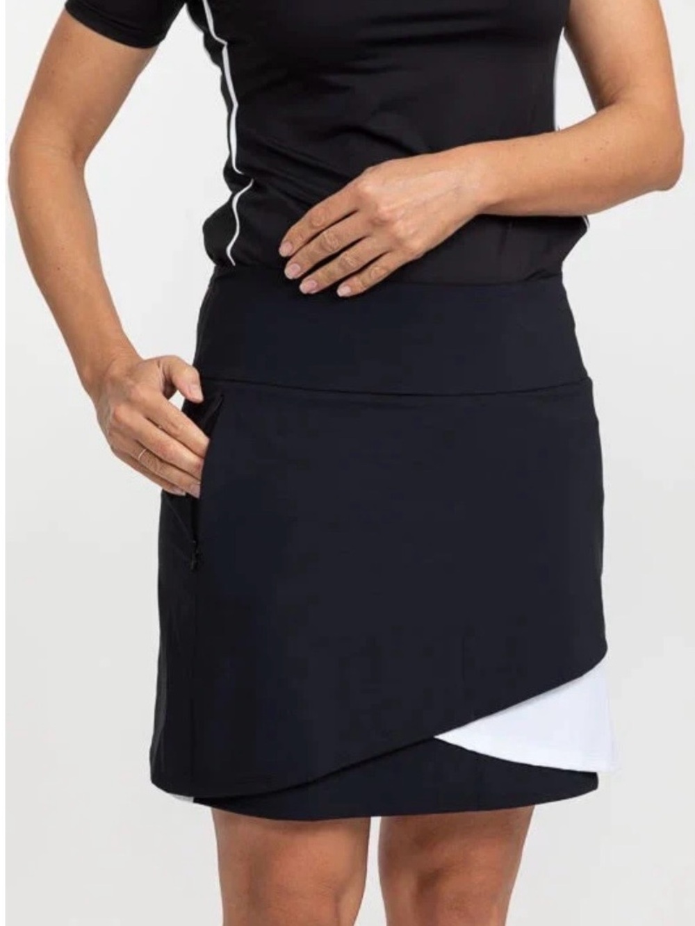 Kinona Sport Wrap It Up 17” Golf Skort with White Underlay